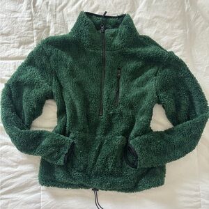 No Boundaries Green Fleece Sweater